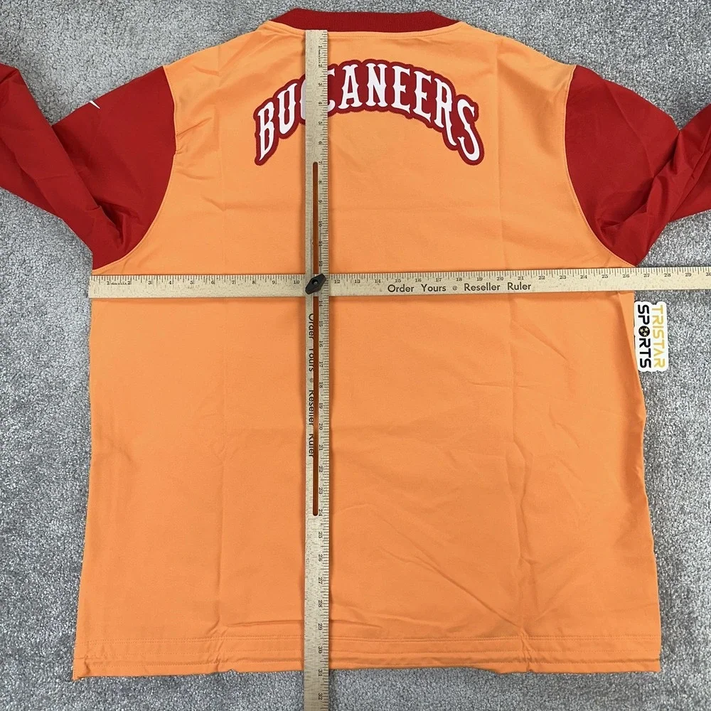 Tampa Bay Buccaneers Pullover Jacket Mens XL Orange Creamsicle NFL Football Nike